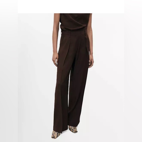 NWT MANGO
Women's Wide Leg Pleated Pants - Picture 1 of 8